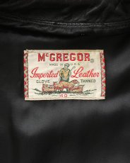 画像10: 60's McGREGOR LEATHER CAR COAT with BOA LINER (10)