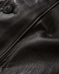画像11: 60's McGREGOR LEATHER CAR COAT with BOA LINER (11)