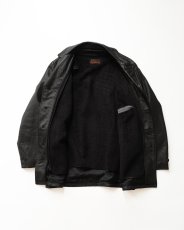 画像2: 60's McGREGOR LEATHER CAR COAT with BOA LINER (2)