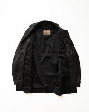 画像3: 60's McGREGOR LEATHER CAR COAT with BOA LINER (3)