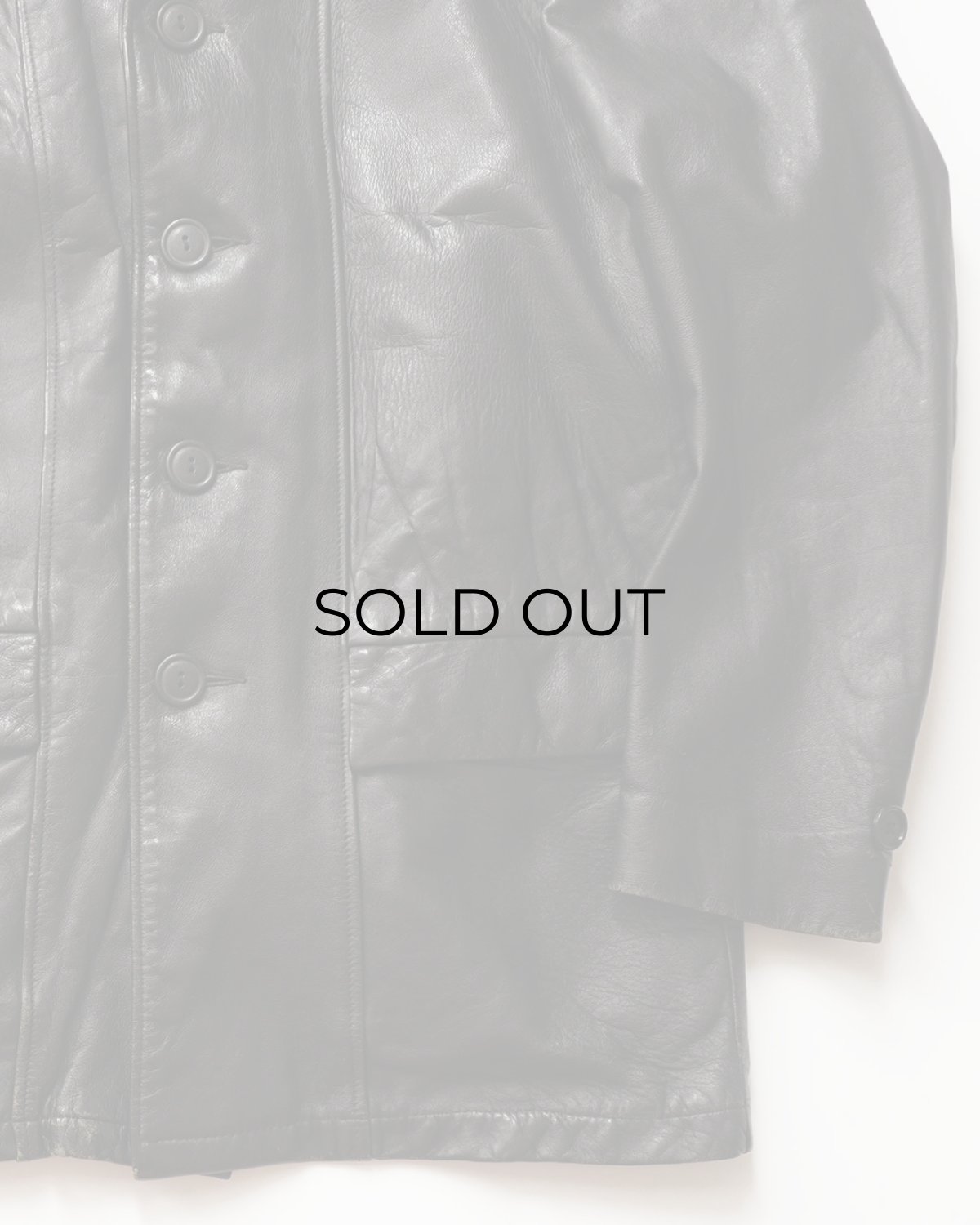 画像6: 60's McGREGOR LEATHER CAR COAT with BOA LINER (6)