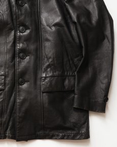 画像6: 60's McGREGOR LEATHER CAR COAT with BOA LINER (6)