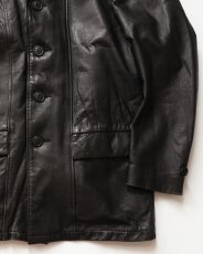 画像6: 60's McGREGOR LEATHER CAR COAT with BOA LINER (6)