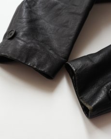 画像14: 60's McGREGOR LEATHER CAR COAT with BOA LINER (14)