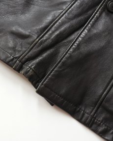 画像13: 60's McGREGOR LEATHER CAR COAT with BOA LINER (13)