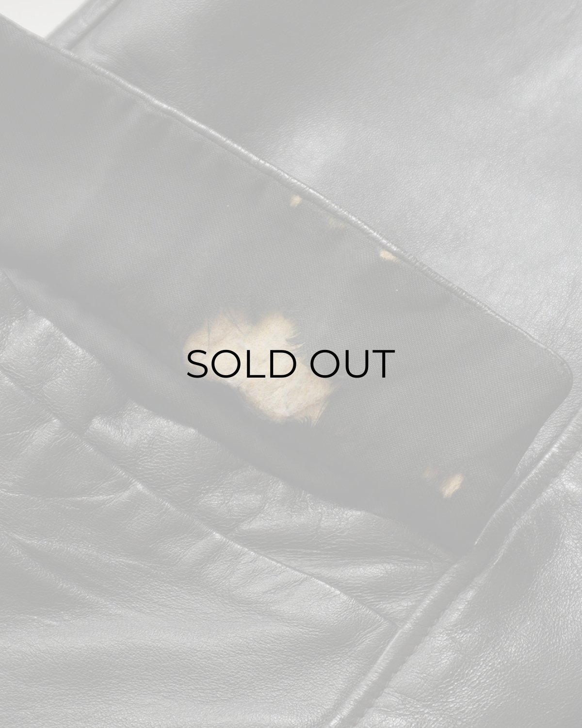 画像16: 60's McGREGOR LEATHER CAR COAT with BOA LINER (16)