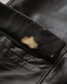 画像16: 60's McGREGOR LEATHER CAR COAT with BOA LINER (16)