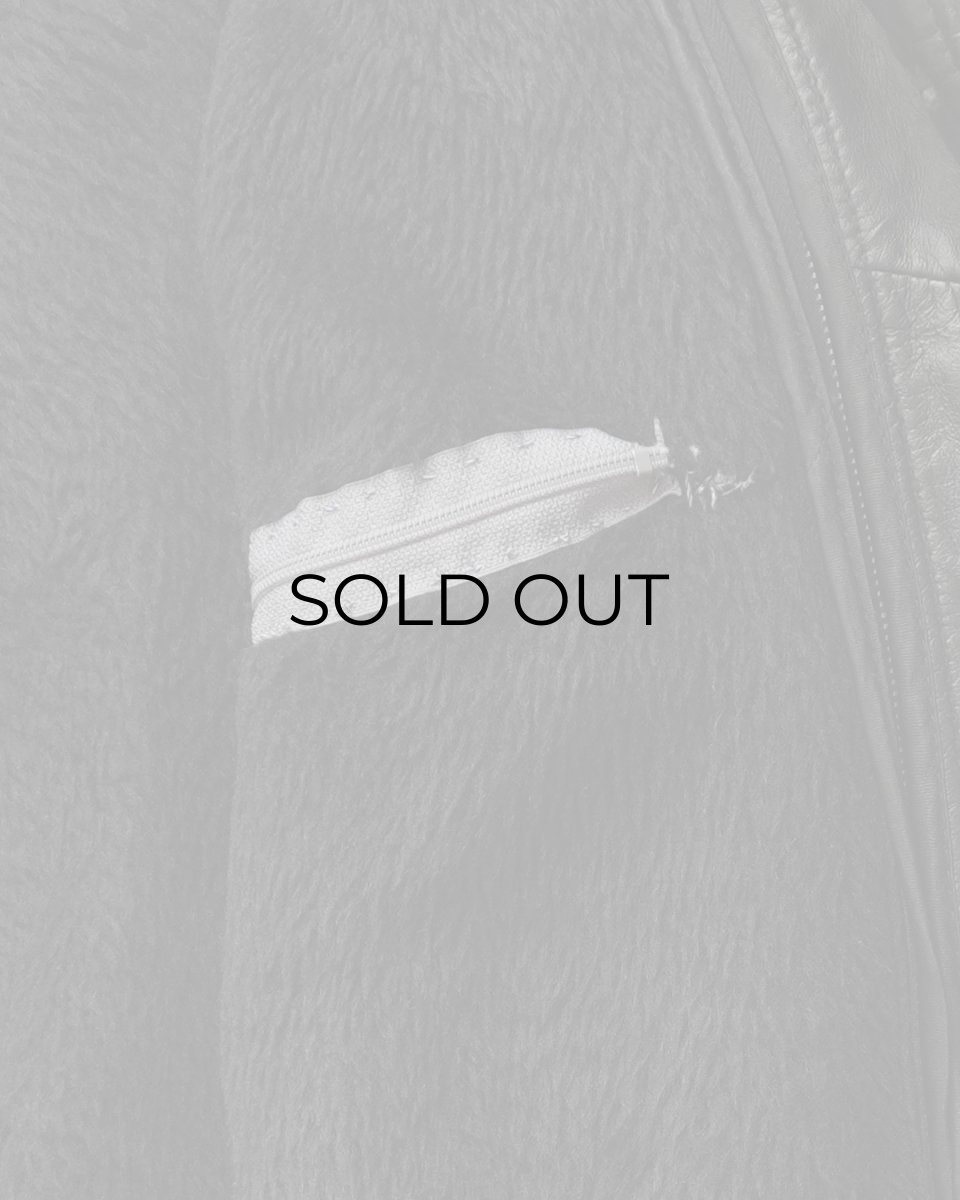 画像12: 60's McGREGOR LEATHER CAR COAT with BOA LINER (12)