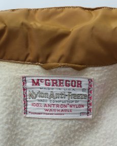 画像9: 〜60's McGREGOR "Nylon Anti-Freeze" NYLON BOA LINING ZIP HARRINGTON JACKET (9)