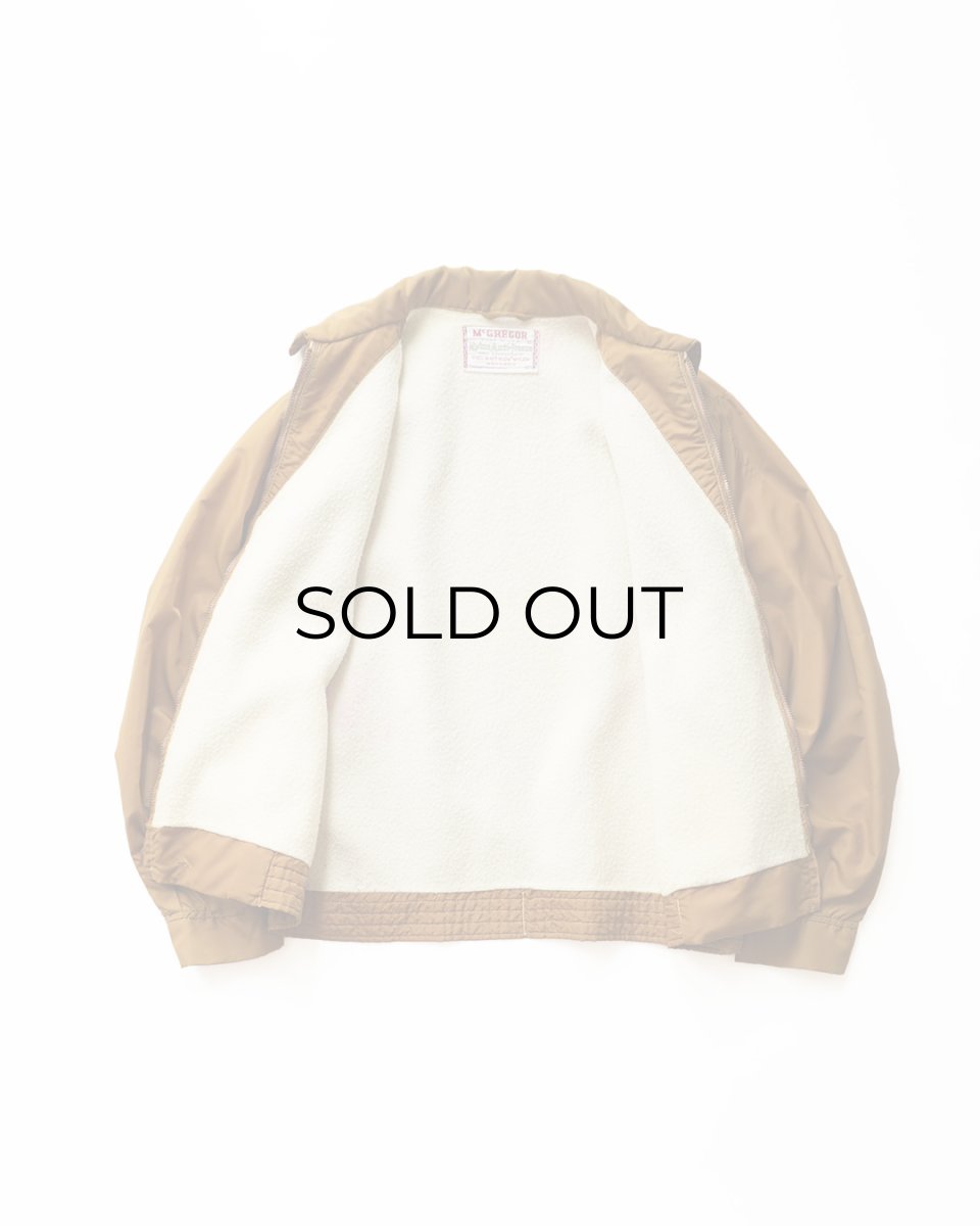 画像2: 〜60's McGREGOR "Nylon Anti-Freeze" NYLON BOA LINING ZIP HARRINGTON JACKET (2)