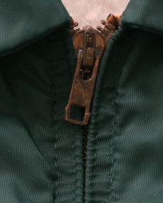 画像8: 50's PENNEY'S NYLON BOA LINING ZIP HARRINGTON JACKET (8)