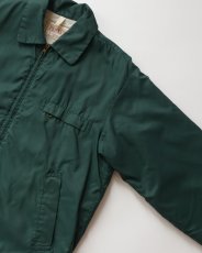 画像4: 50's PENNEY'S NYLON BOA LINING ZIP HARRINGTON JACKET (4)