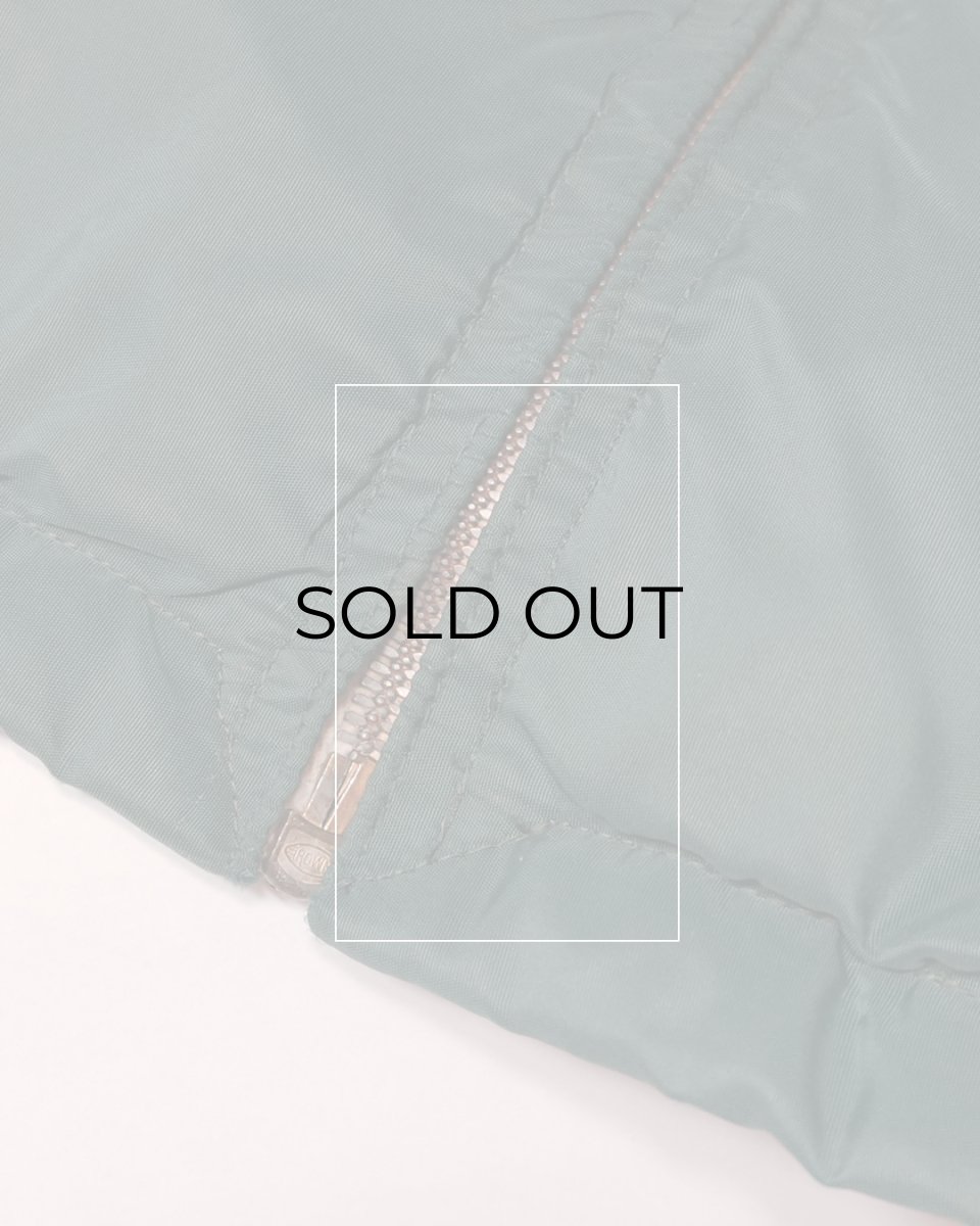 画像14: 50's PENNEY'S NYLON BOA LINING ZIP HARRINGTON JACKET (14)