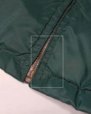 画像14: 50's PENNEY'S NYLON BOA LINING ZIP HARRINGTON JACKET (14)