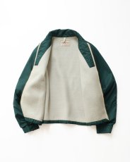 画像2: 50's PENNEY'S NYLON BOA LINING ZIP HARRINGTON JACKET (2)
