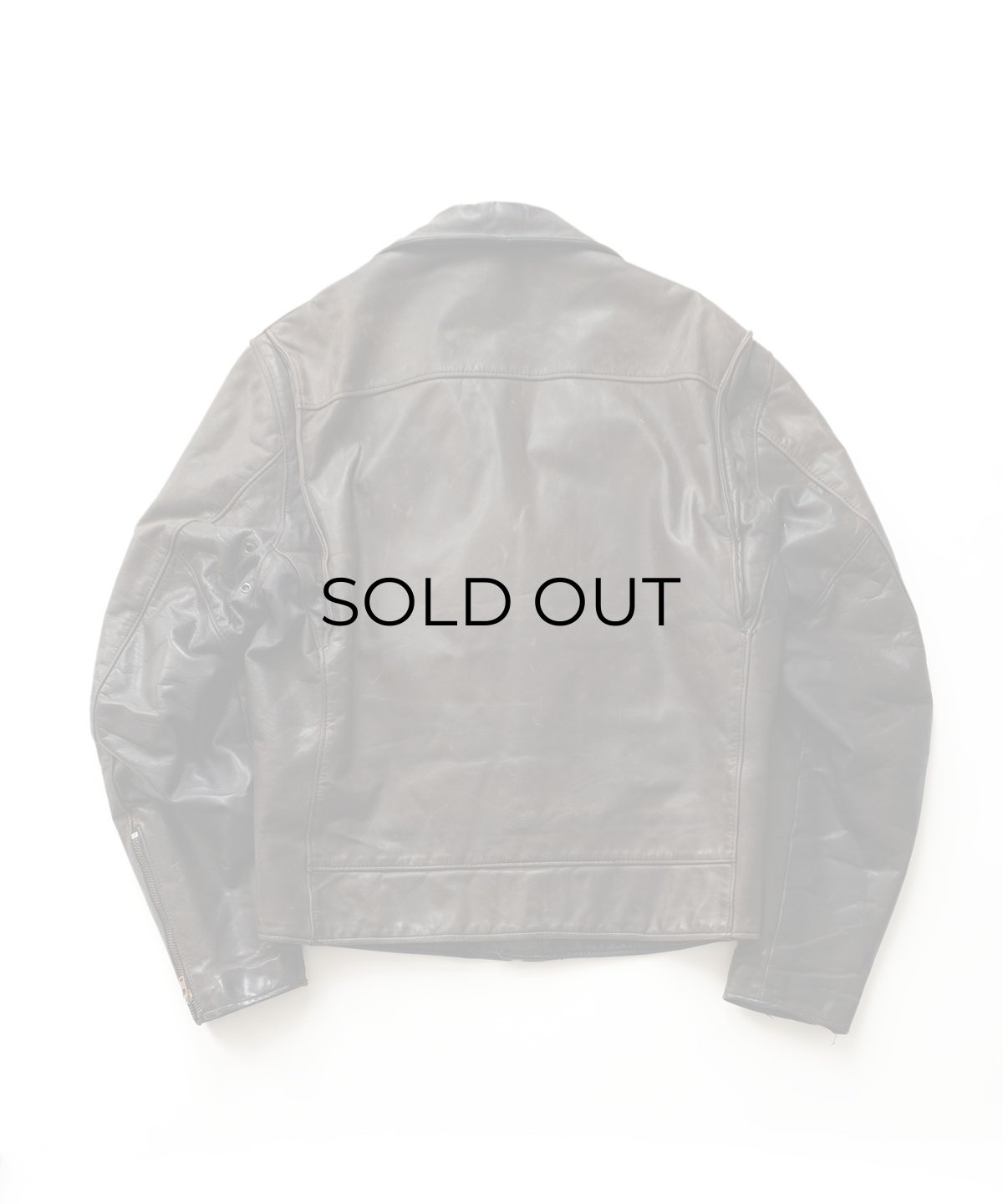 画像3: 70's Golden Bear LEATHER W-RIDERS JACKET (3)