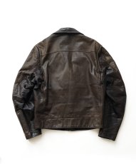 画像3: 70's Golden Bear LEATHER W-RIDERS JACKET (3)