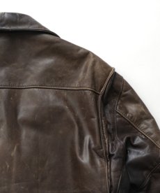 画像8: 70's Golden Bear LEATHER W-RIDERS JACKET (8)