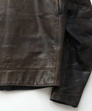 画像9: 70's Golden Bear LEATHER W-RIDERS JACKET (9)