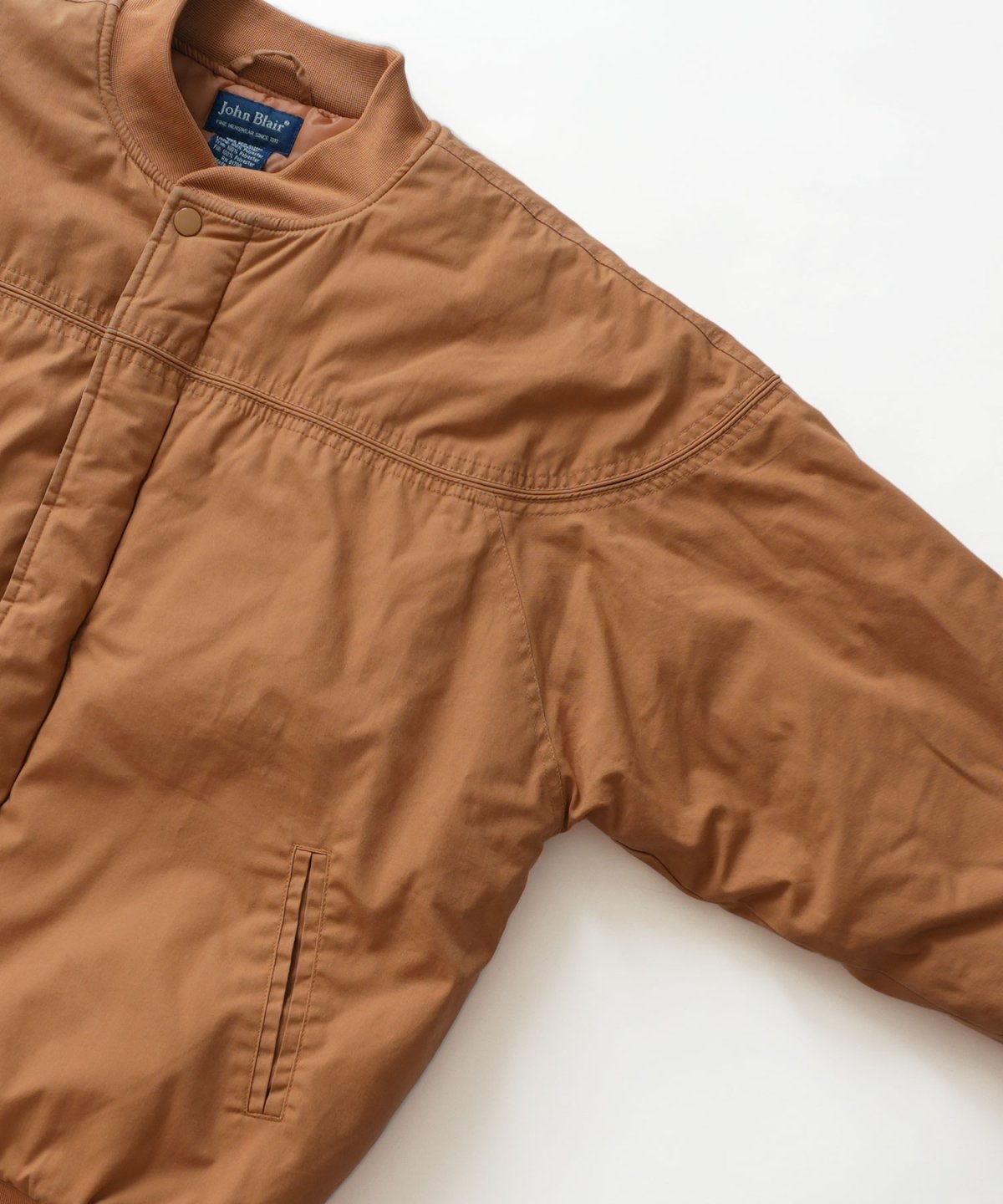 画像4: 〜90's John Blair PADDED ZIP CUP SHOULDER BLOUSON (4)