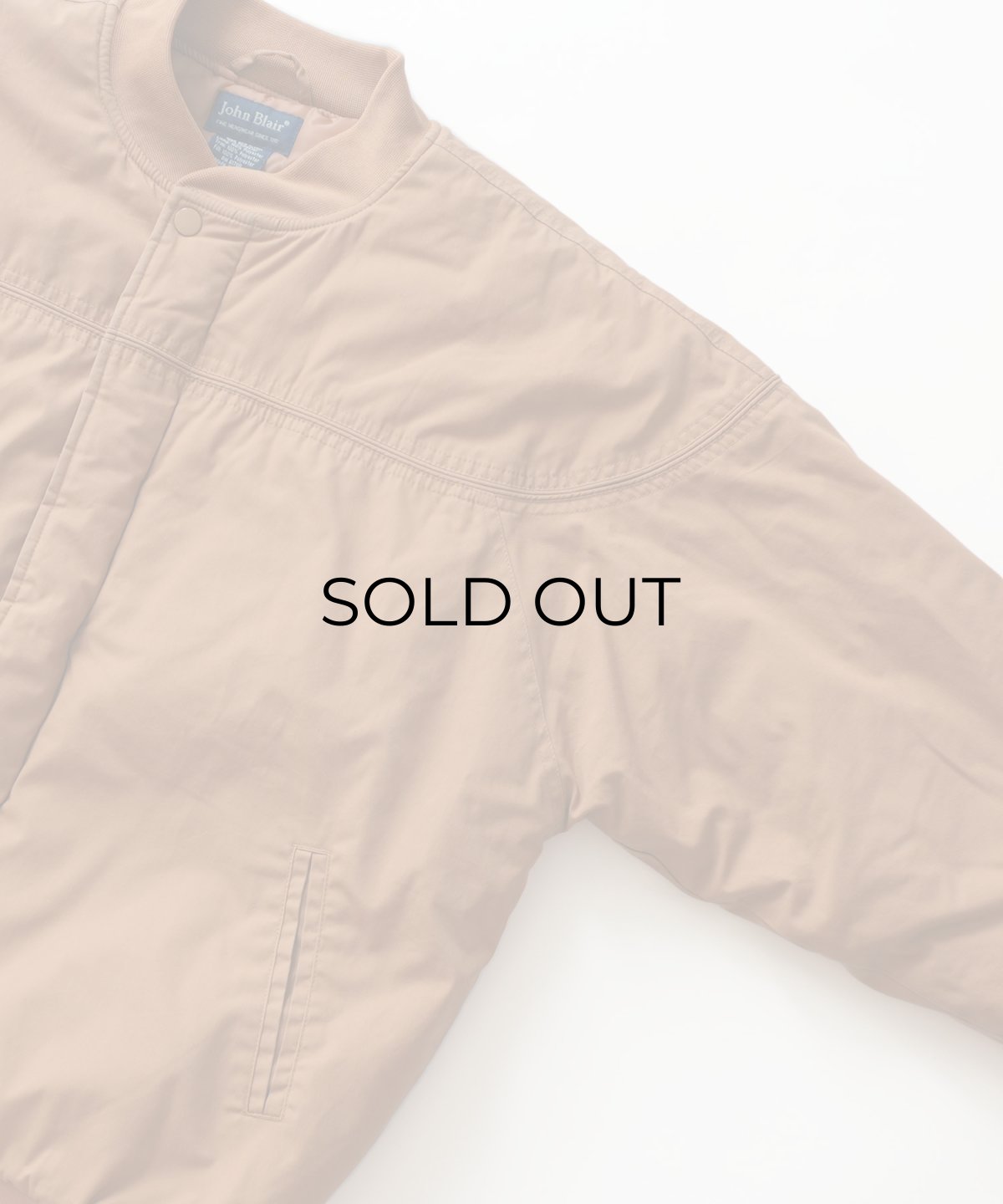 画像4: 〜90's John Blair PADDED ZIP CUP SHOULDER BLOUSON (4)