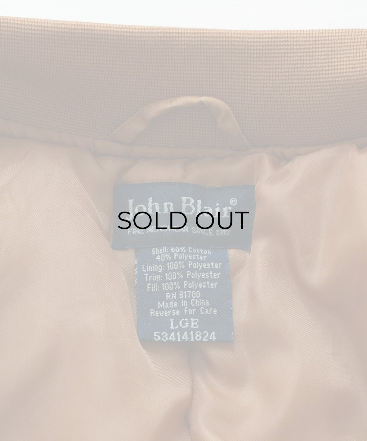 画像8: 〜90's John Blair PADDED ZIP CUP SHOULDER BLOUSON (8)