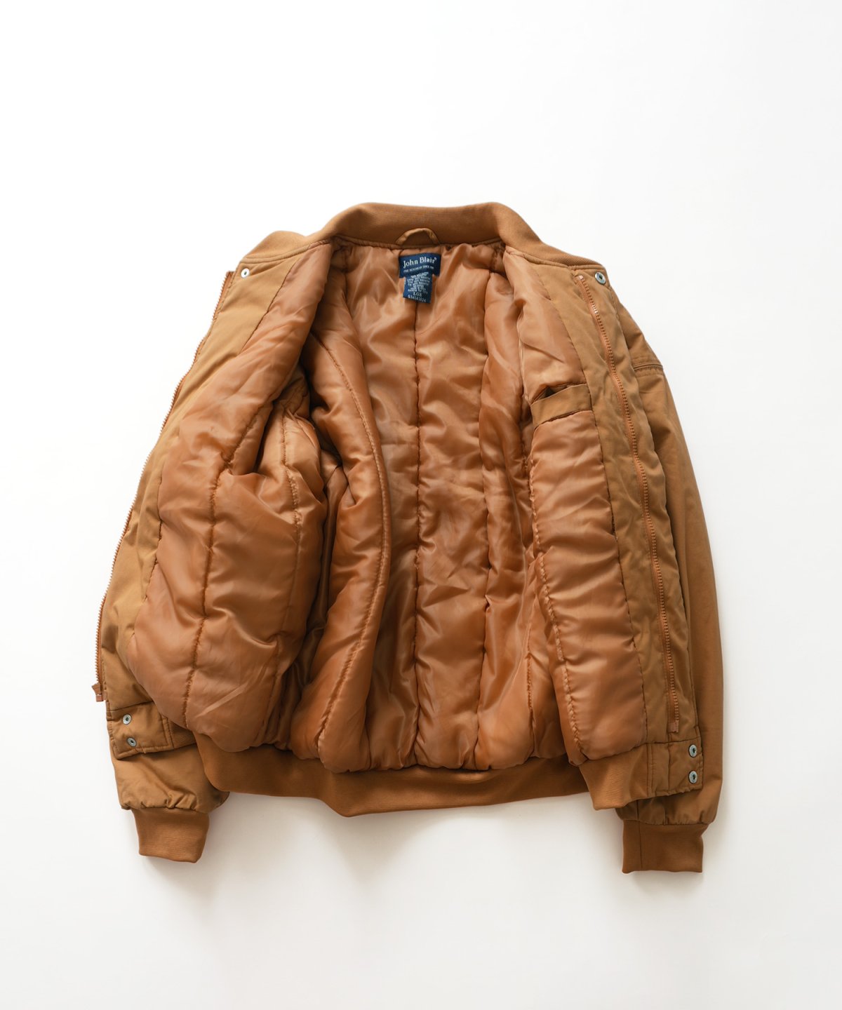 画像2: 〜90's John Blair PADDED ZIP CUP SHOULDER BLOUSON (2)