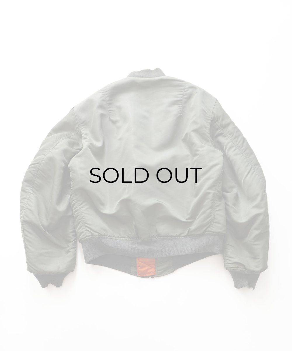 画像2: 60's US AIR FORCE MA-1 ZIP FLIGHT JACKET (2)