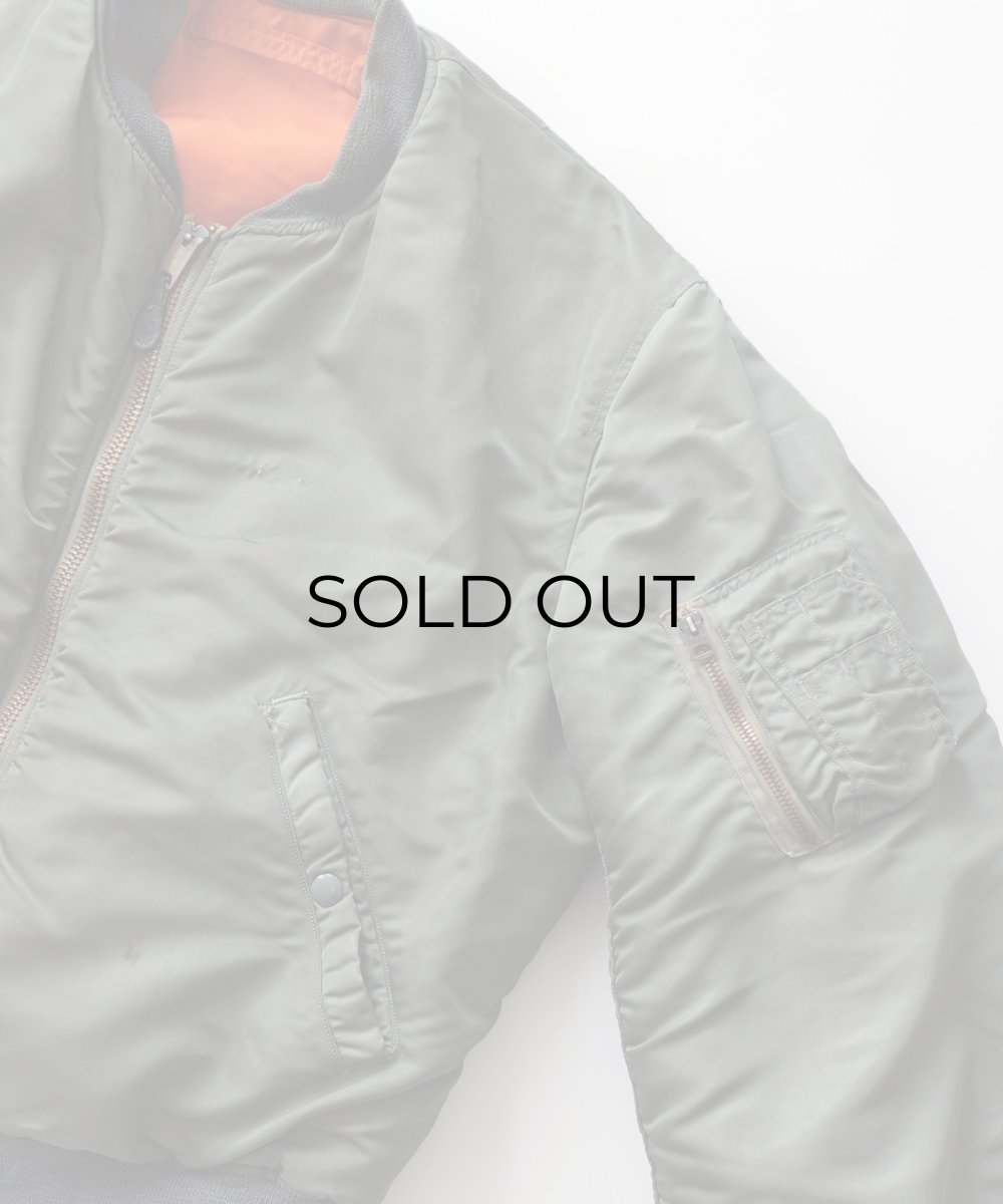 画像3: 60's US AIR FORCE MA-1 ZIP FLIGHT JACKET (3)