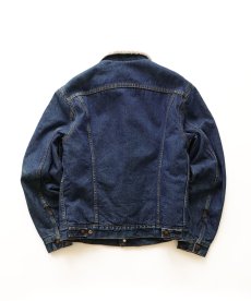 画像3: 80's LEVI'S 71608 DENIM SHERPA TRUCKER JACKET "40L" "MADE IN USA" (3)