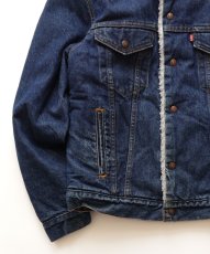 画像5: 80's LEVI'S 71608 DENIM SHERPA TRUCKER JACKET "40L" "MADE IN USA" (5)