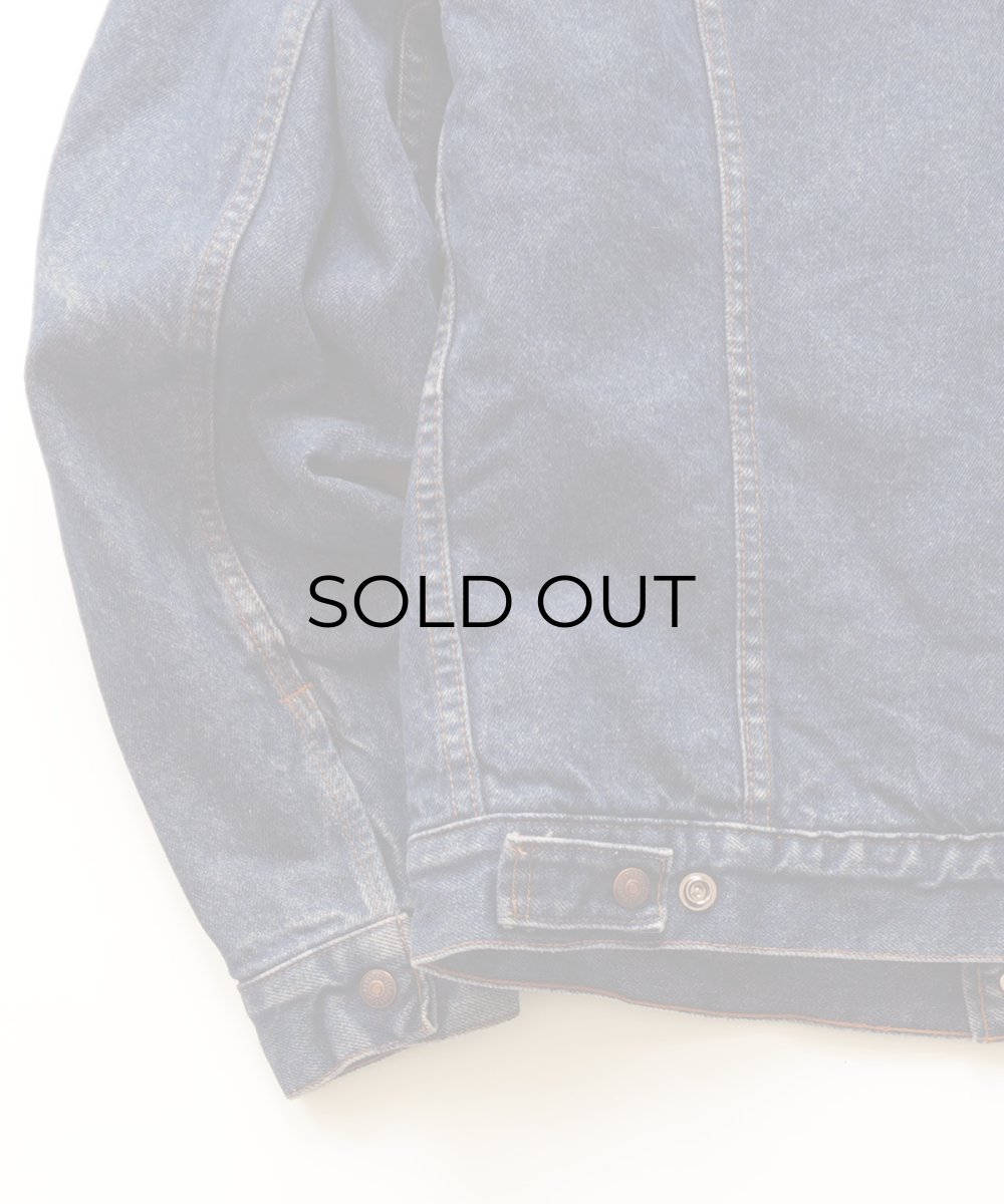 画像7: 80's LEVI'S 71608 DENIM SHERPA TRUCKER JACKET "40L" "MADE IN USA" (7)