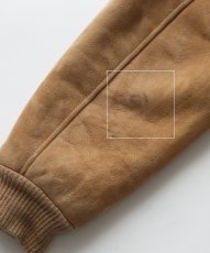 画像12: ARDNEY LTD. MFG MOUTON LEATHER AVIATOR JACKET style ZIP BLOUSON "MADE IN USA" (12)