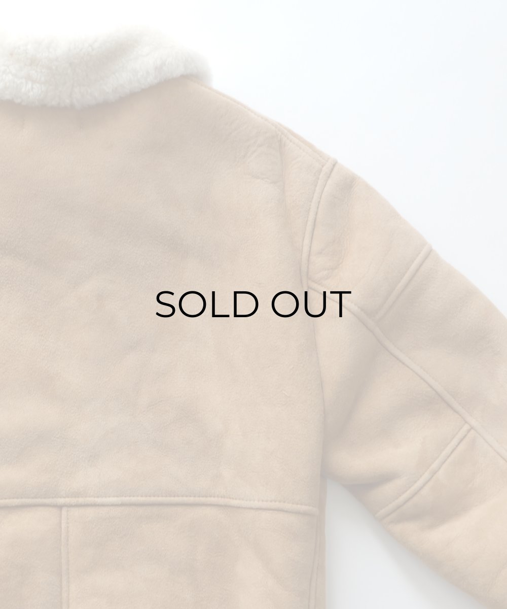 画像6: ARDNEY LTD. MFG MOUTON LEATHER AVIATOR JACKET style ZIP BLOUSON "MADE IN USA" (6)