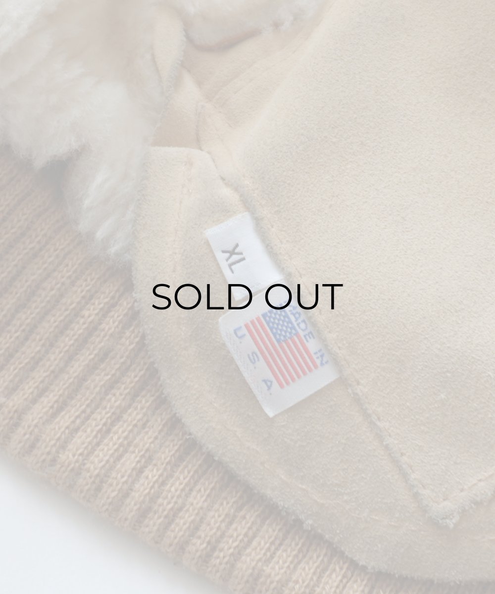 画像8: ARDNEY LTD. MFG MOUTON LEATHER AVIATOR JACKET style ZIP BLOUSON "MADE IN USA" (8)