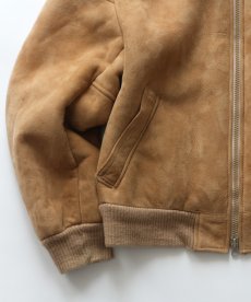 画像5: ARDNEY LTD. MFG MOUTON LEATHER AVIATOR JACKET style ZIP BLOUSON "MADE IN USA" (5)