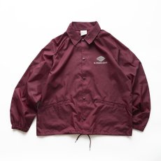 画像2: 〜90's Cardinal NYLON W-PRINT SNAP COACH JACKET "ST. VINCENT dePAUL" "MADE IN USA" (2)