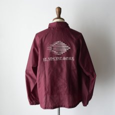 画像10: 〜90's Cardinal NYLON W-PRINT SNAP COACH JACKET "ST. VINCENT dePAUL" "MADE IN USA" (10)