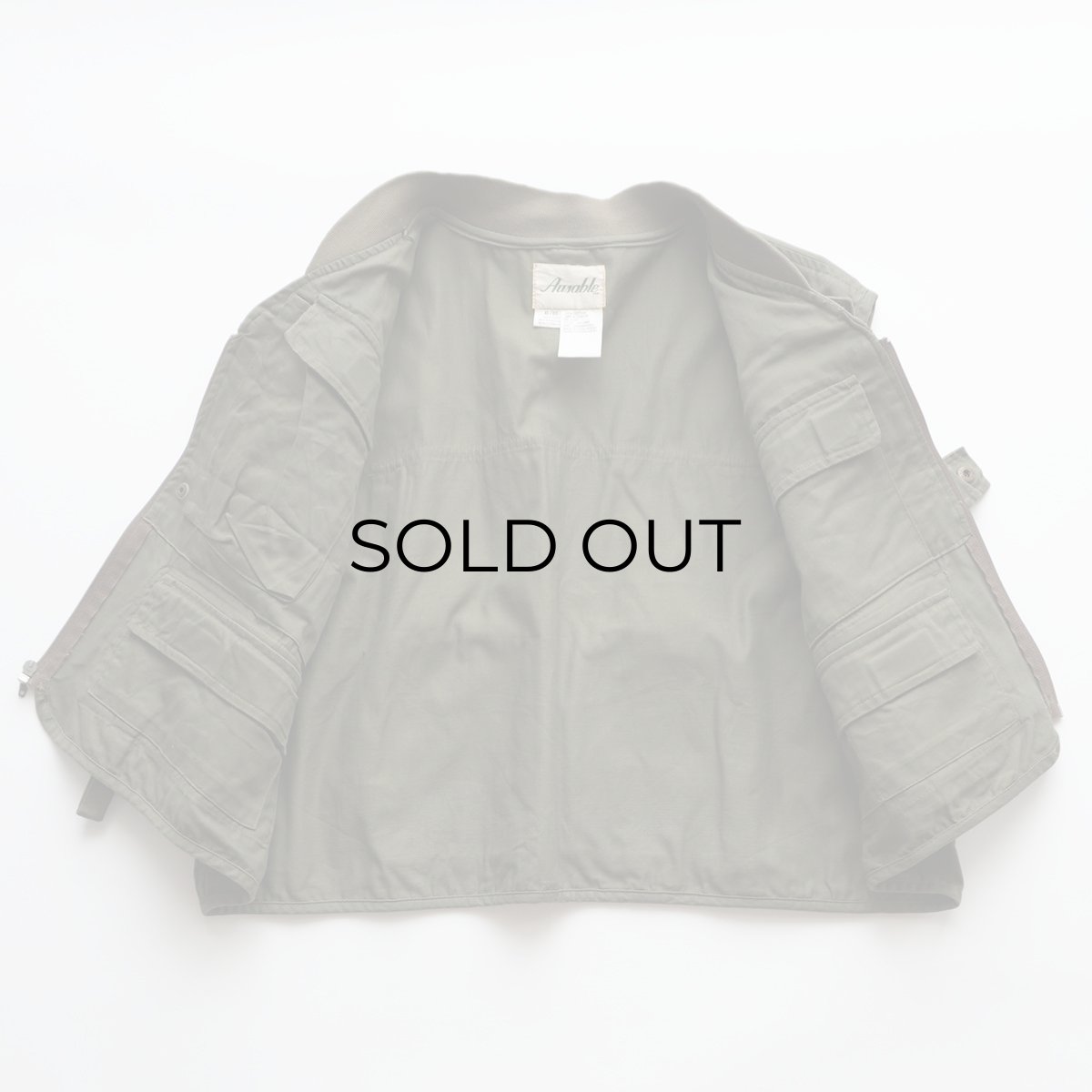 画像2: OLD Ausable COTTON TWILL FISHING VEST (2)