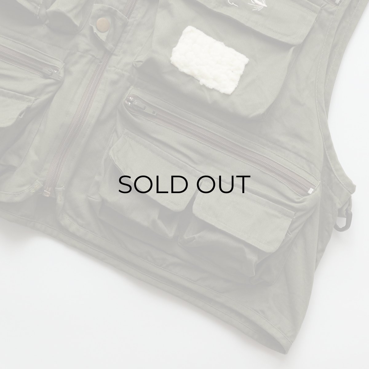 画像5: OLD Ausable COTTON TWILL FISHING VEST (5)