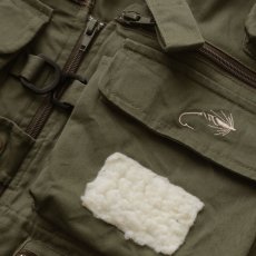 画像4: OLD Ausable COTTON TWILL FISHING VEST (4)