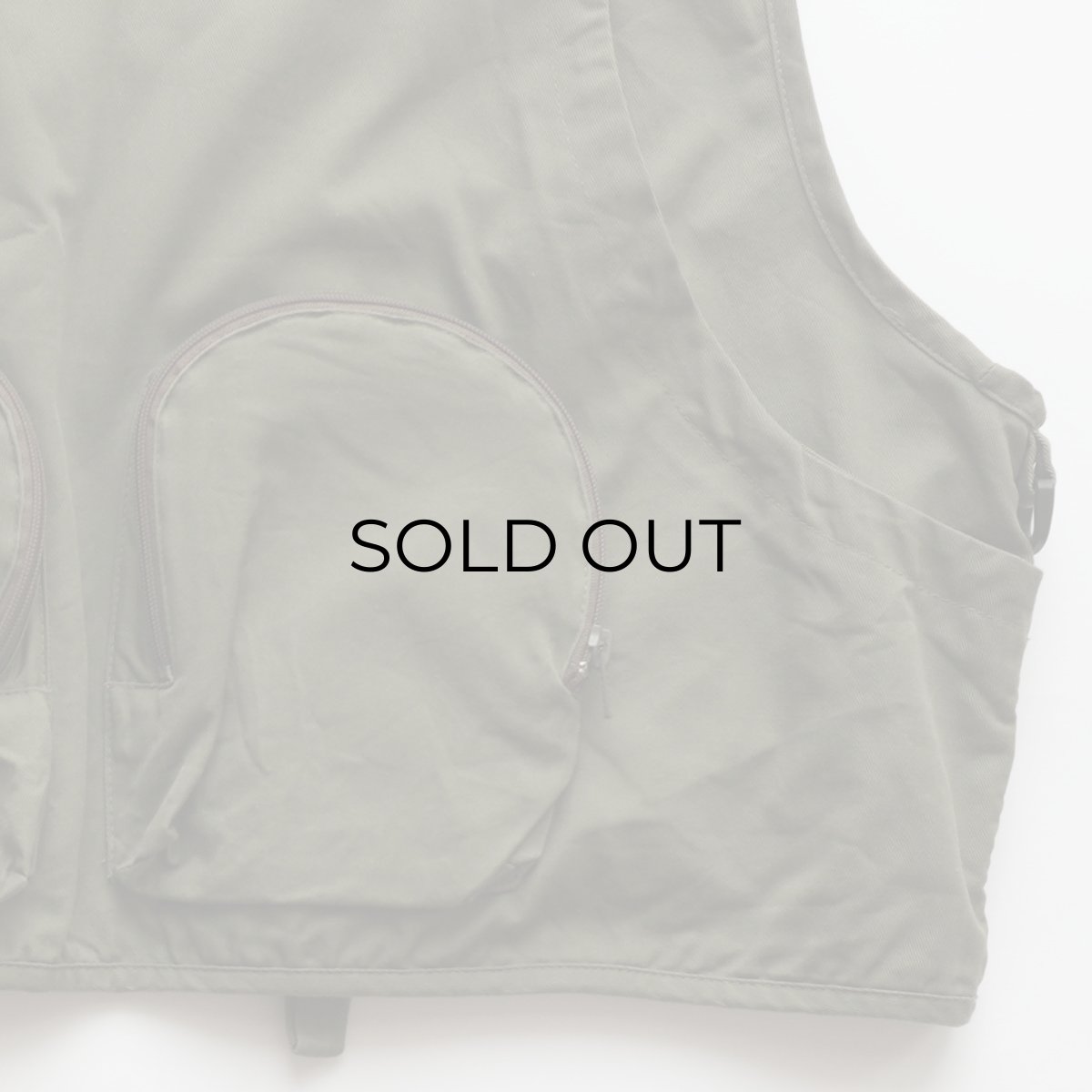 画像7: OLD Ausable COTTON TWILL FISHING VEST (7)