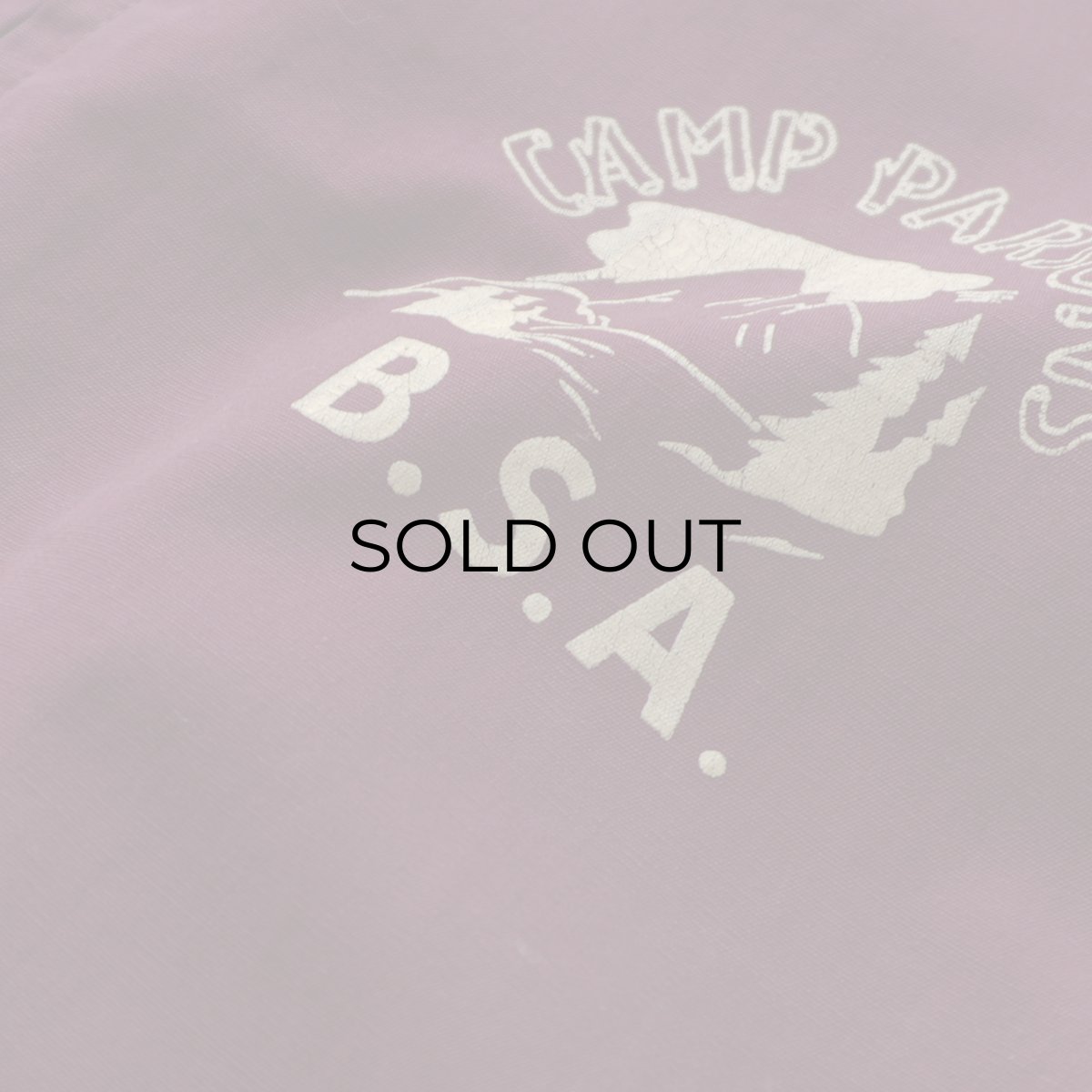 画像10: 〜60's Champion COTTON PRINT ZIP HARRINGTON JACKET "CAMP PARSONS BSA" (10)