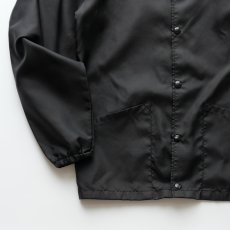 画像4: 80's Holloway BLACK NYLON W-PRINT SNAP COACH JACKET "Giants" "MADE IN USA" (4)