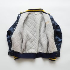 画像2: 〜80's ARISTO JAC NYLON BACK PRINT QUILTED LINED SNAP BLOUSON "Ford" "MADE IN USA" (2)