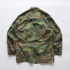 画像3: 69's US ARMY RIP-STOP COTTON POPLIN ERDL LEAF CAMOUFLAGE JUNGLE FATIGUE JACKET "5th MODEL" (3)