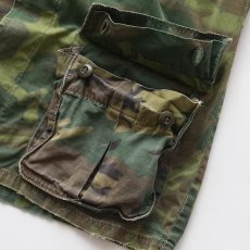画像8: 69's US ARMY RIP-STOP COTTON POPLIN ERDL LEAF CAMOUFLAGE JUNGLE FATIGUE JACKET "5th MODEL" (8)