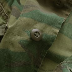 画像10: 69's US ARMY RIP-STOP COTTON POPLIN ERDL LEAF CAMOUFLAGE JUNGLE FATIGUE JACKET "5th MODEL" (10)