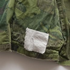 画像11: 69's US ARMY RIP-STOP COTTON POPLIN ERDL LEAF CAMOUFLAGE JUNGLE FATIGUE JACKET "5th MODEL" (11)