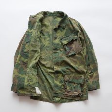 画像2: 69's US ARMY RIP-STOP COTTON POPLIN ERDL LEAF CAMOUFLAGE JUNGLE FATIGUE JACKET "5th MODEL" (2)